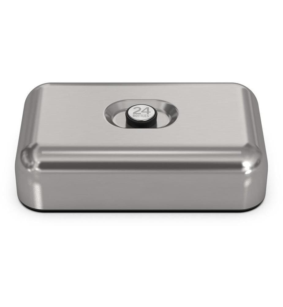 24BOTTLES - Lunchbox Brushed Steel