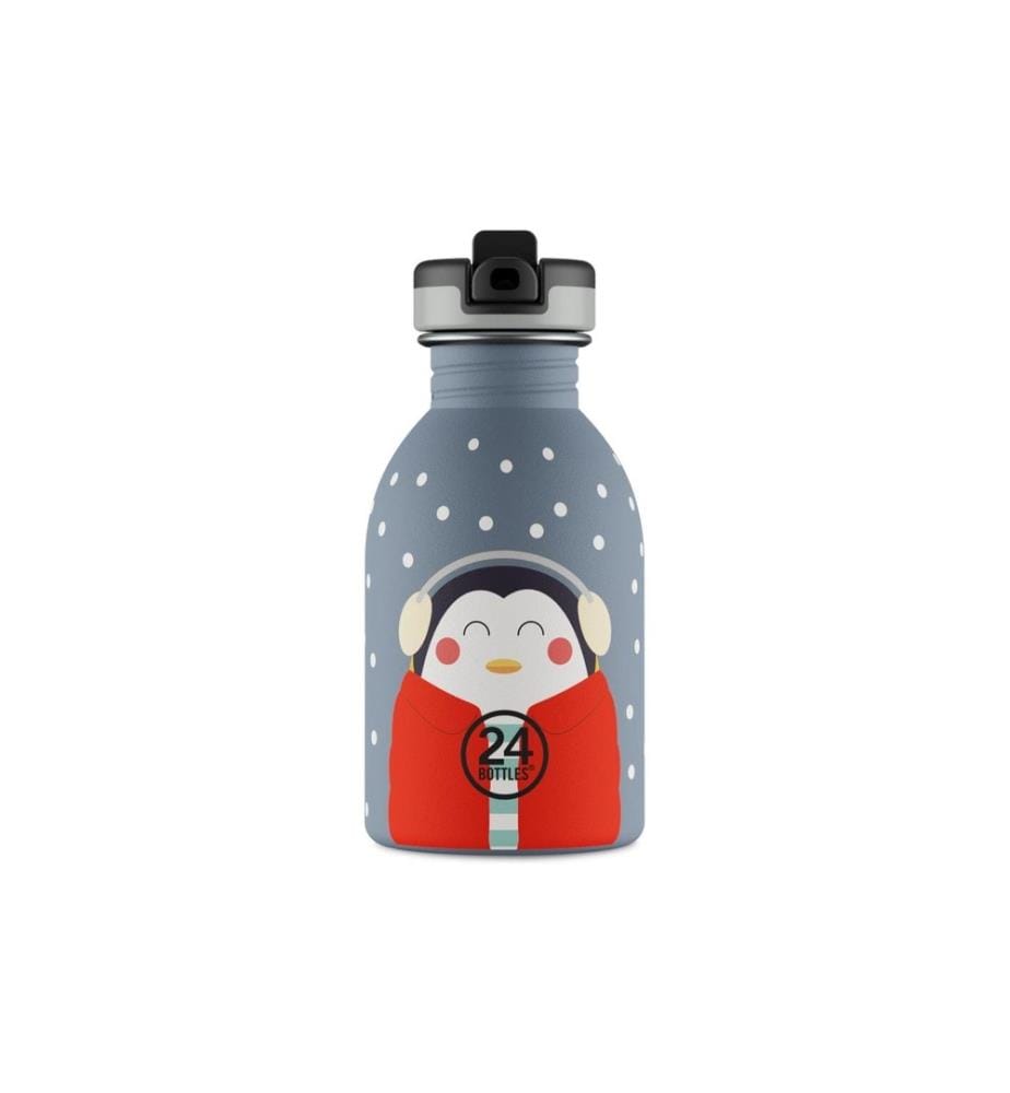 24BOTTLES - Trinkflasche Urban 250 ml, Happy Penguin