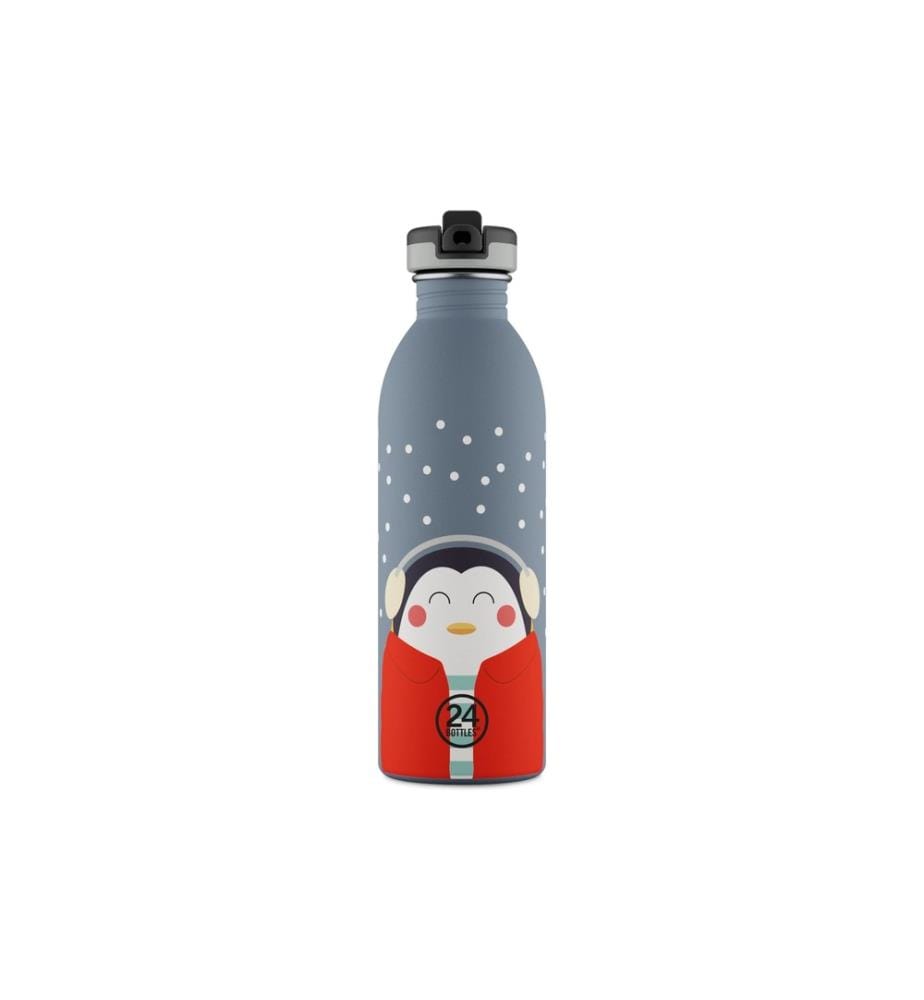 24BOTTLES - Trinkflasche Urban 500 ml, Happy Penguin