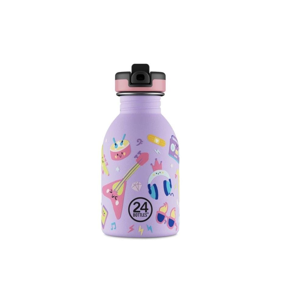 24BOTTLES - Gourde Amis de la musique, 250 ml, Violet
