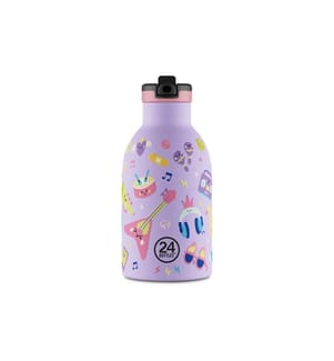 24BOTTLES - Bouteille isotherme Amis de la musique, 330 ml, Violet