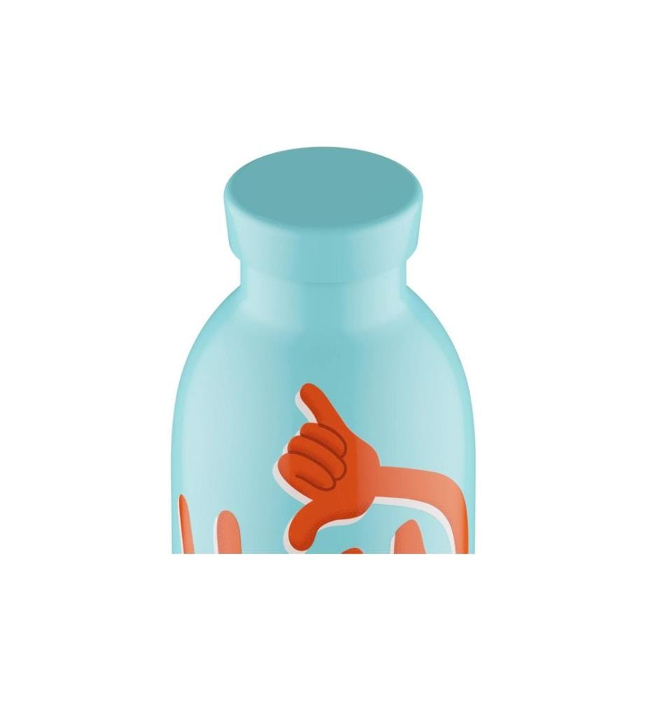 24BOTTLES - Bouteille isotherme Clima Hey! 330 ml, Bleu