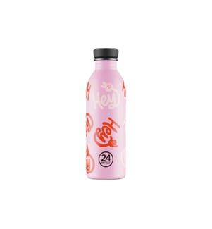 24BOTTLES - Gourde Urban Hey! 500 ml, Rose