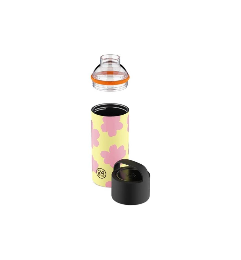 24BOTTLES - Bouteille isotherme Spin Bottle Daydreaming 730 ml, Jaune/Rose