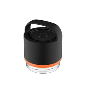 24BOTTLES - Couvercle de rechange sur Spin Bottle Lid Black and Clear Mouth