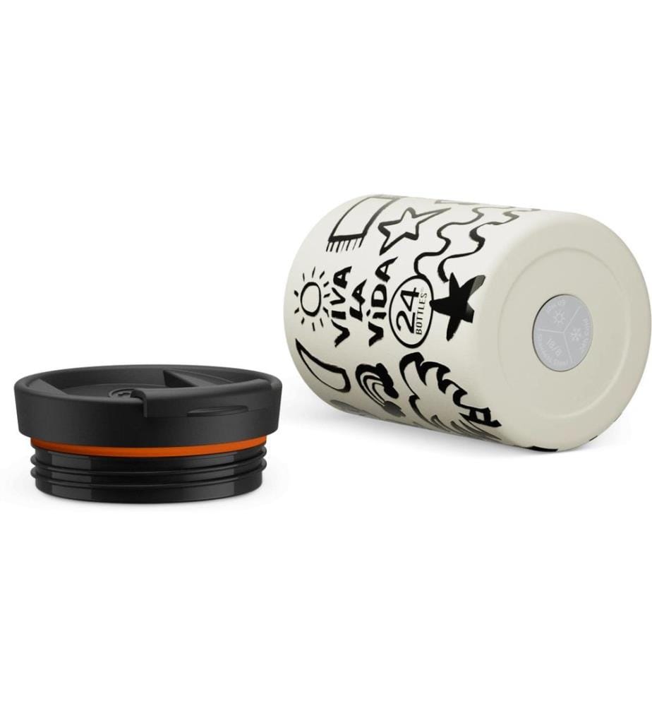 24BOTTLES - Thermobecher Travel Tumbler 350 ml, Viva la Vida