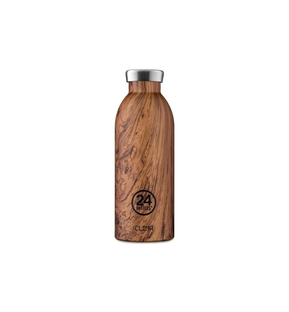 24BOTTLES - Bouteille isotherme Clima 500 ml, Sequoia Wood