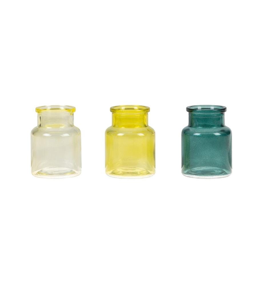 CHALET - Ensemble de vases S 3 pièces, 7.5 cm, Vert