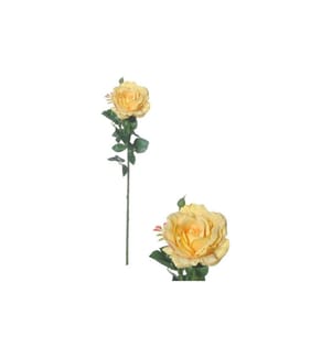 CHALET - Kunstblume Rose 66 cm, Gelb