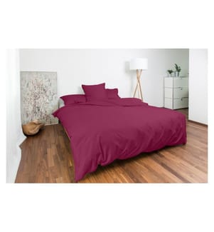 NIGHT FASHION - Housse de duvet Edi 200 x 210 cm, Mûre