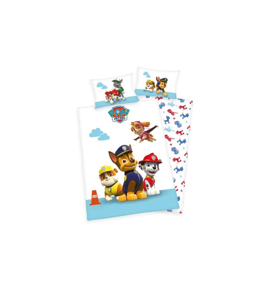 HERDING - Kinderbettwäsche Paw Patrol 100 x 135 cm + 40 x 60 cm