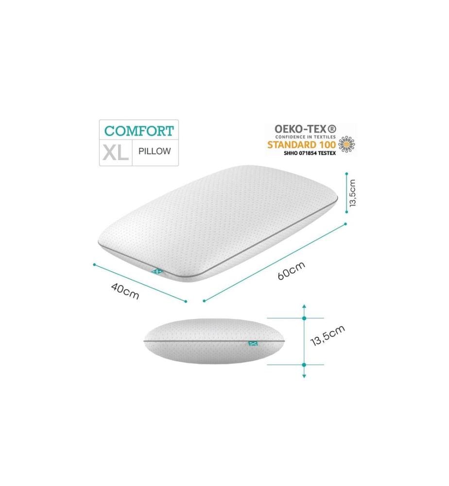 Smartsleep - Coussin de nuque Comfort XL 60 x 40 x 13.5 cm