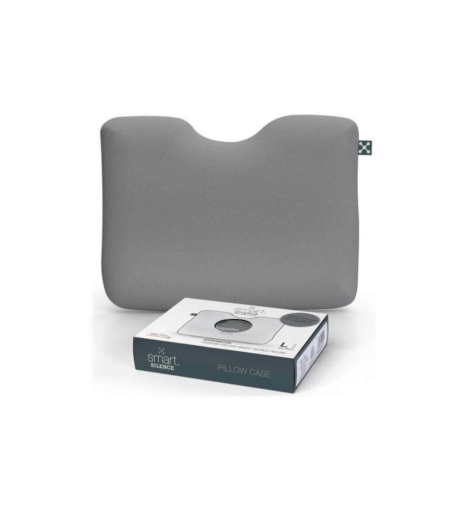Smartsleep - Kopfkissenbezug Silence L 54 x 40 x 12 cm, Grau