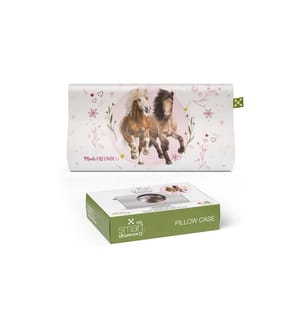 Smartsleep - Kinder Kopfkissenbezug Ergonomic Pferde 50 x 32 cm