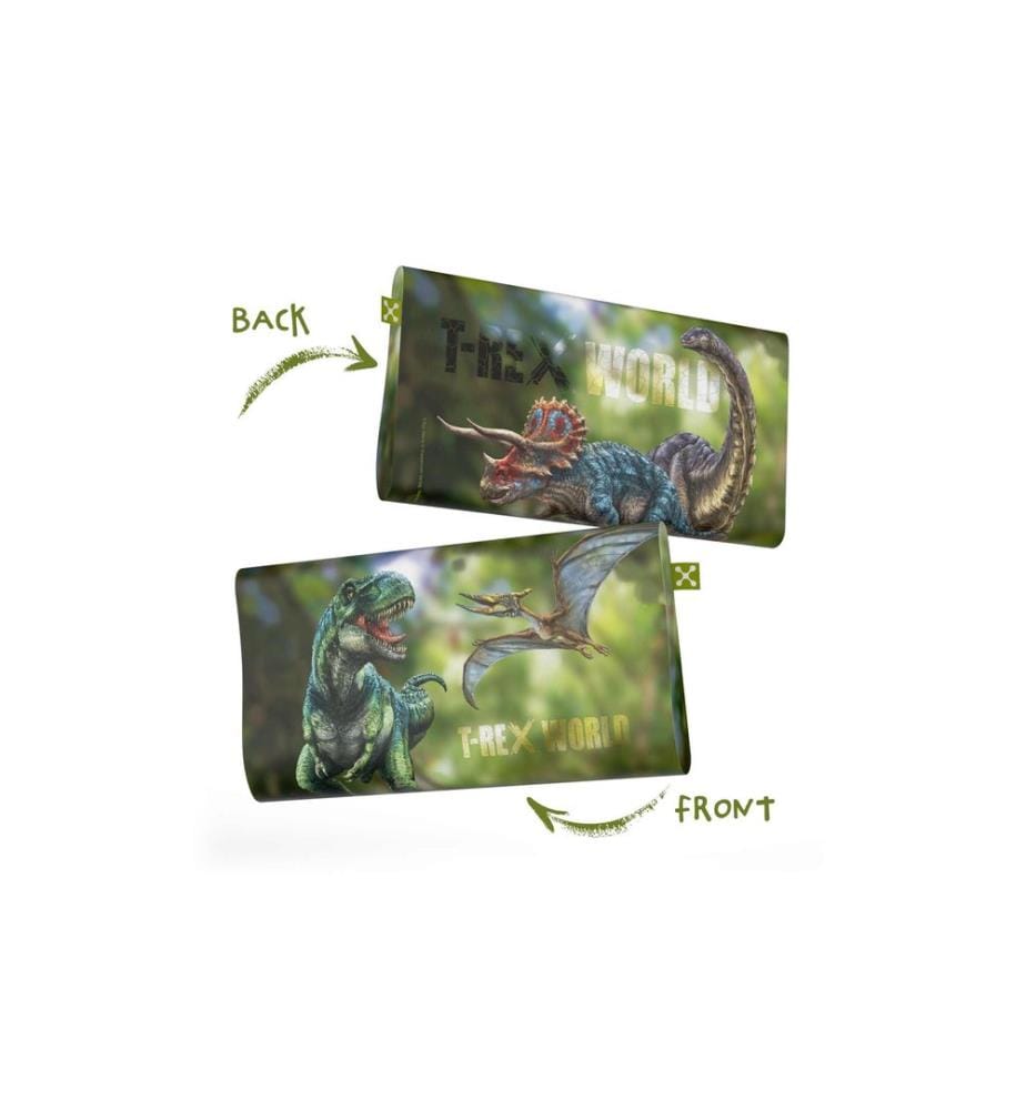 Smartsleep - Kinder Kopfkissenbezug Ergonomic T-Rex-World 50 x 32 cm