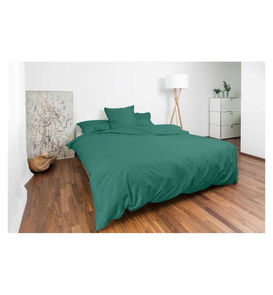 NIGHT FASHION - Taie d'oreiller Edi 50 x 70 cm, Vert foncé