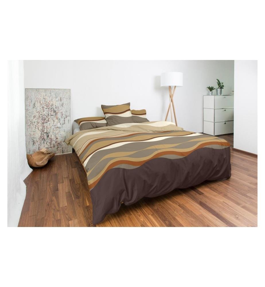 NOBILIUM - Garniture de lit Bahia Marron