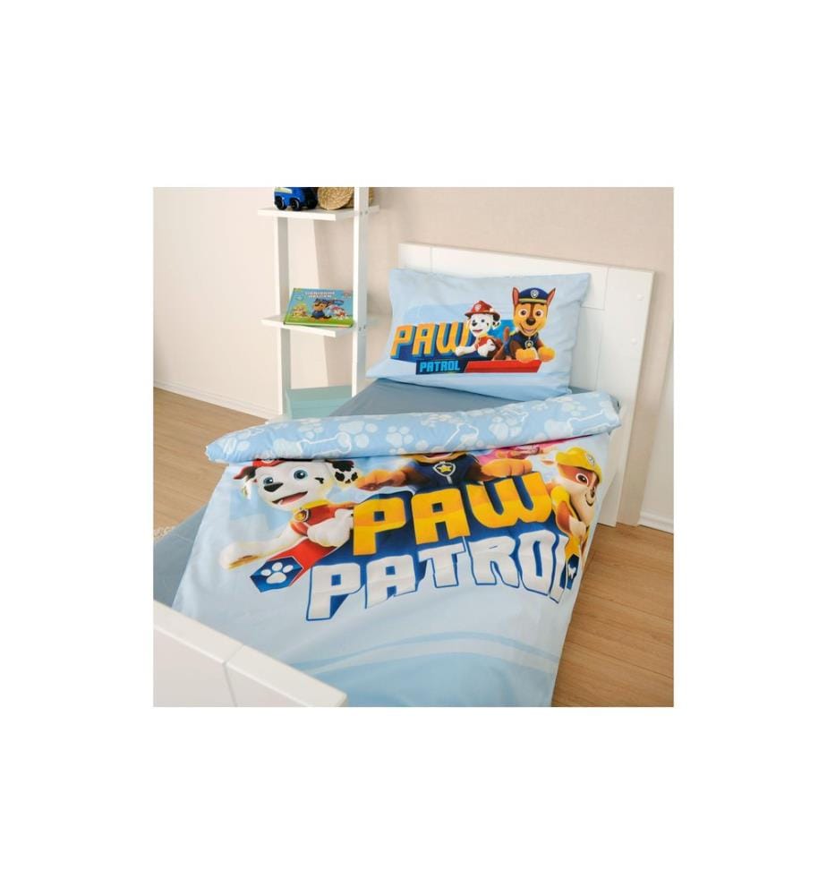 HERDING - Kinderbettwäsche Paw Patrol 100 x 135 cm + 40 x 60 cm