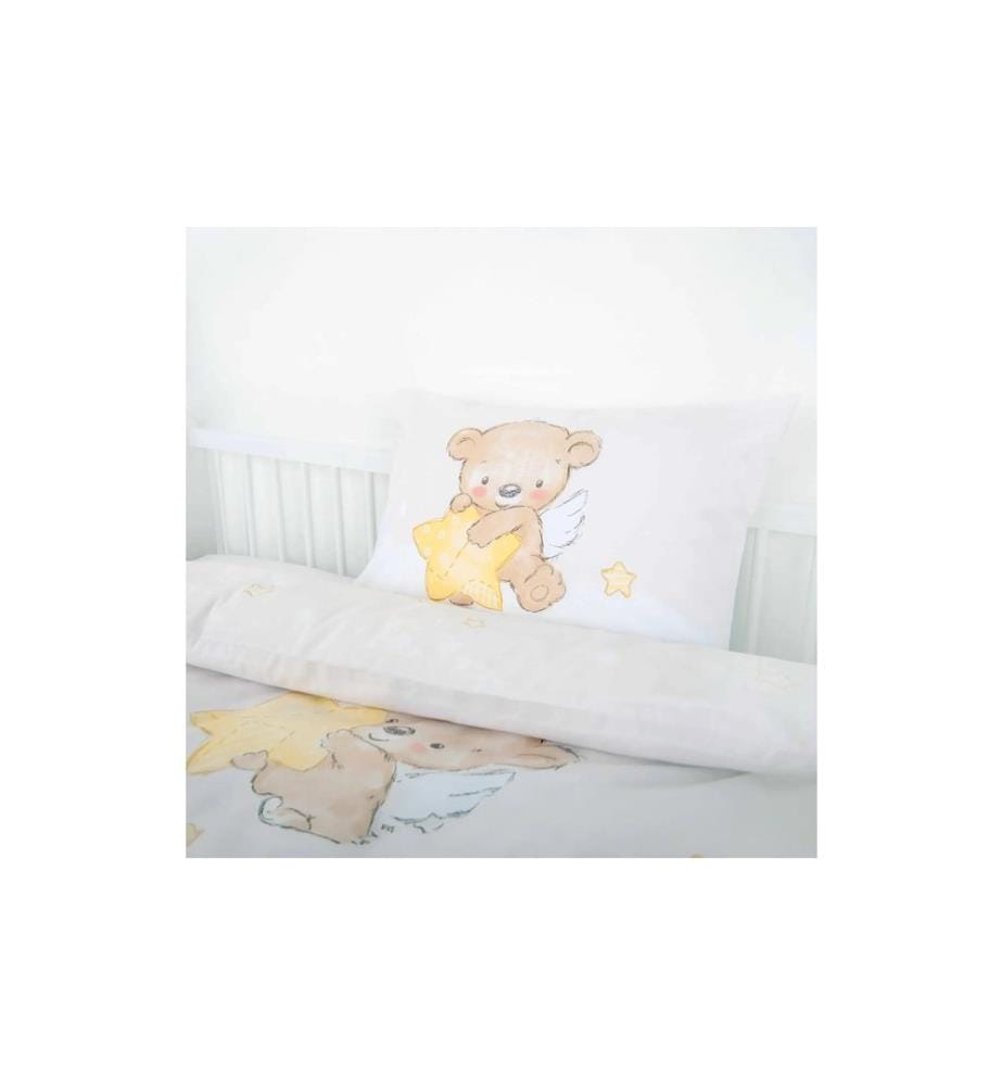 HERDING - Kinderbettwäsche Schutzengel 100 x 135 cm + 40 x 60 cm