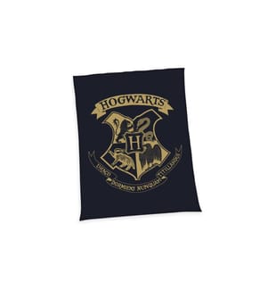 HERDING - Couverture Harry Potter 150 x 200 cm, Doré/Bleu foncé