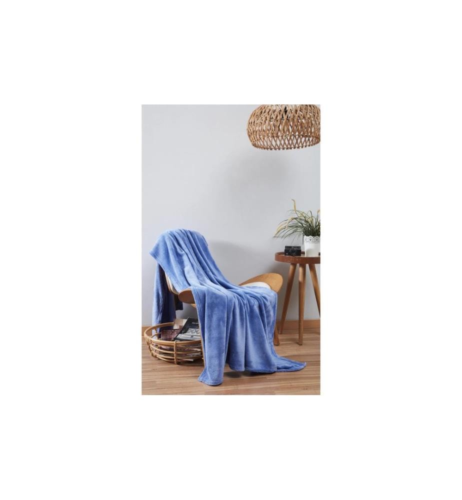 Flair - Couverture Coral 200 x 240 cm, bleu acier