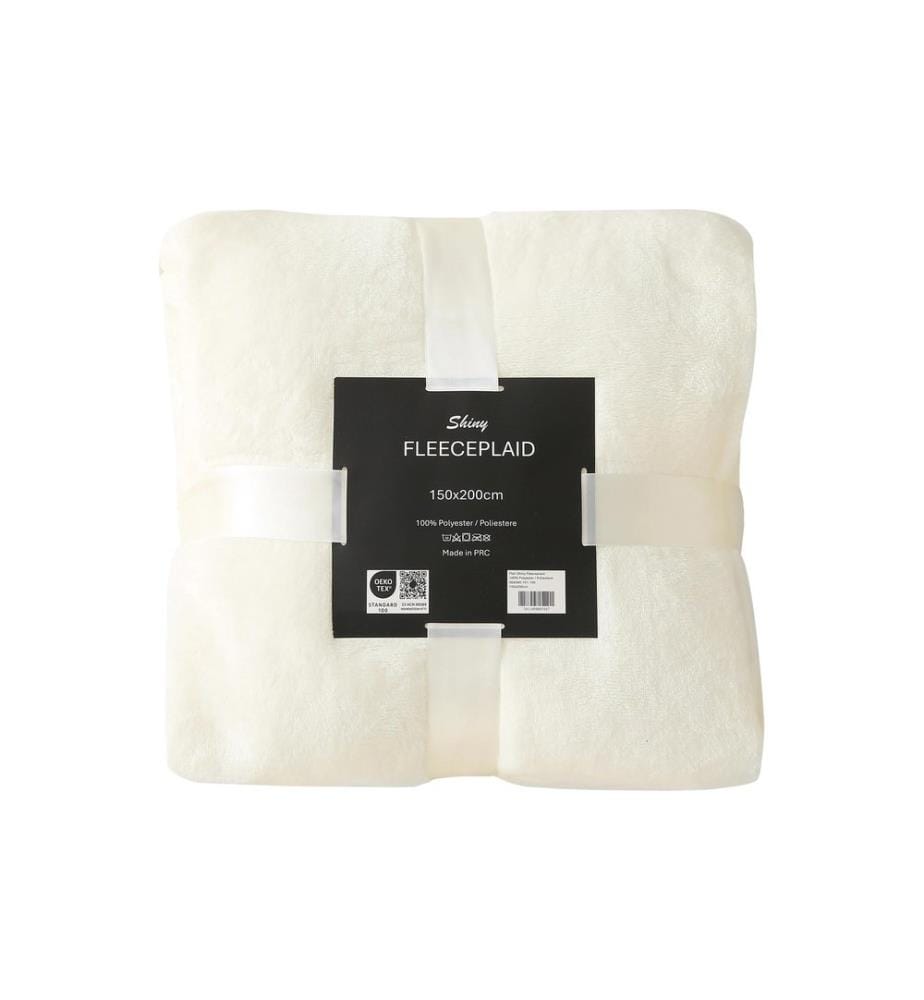 Flair - Couverture Shiny 150 x 200 cm, blanc
