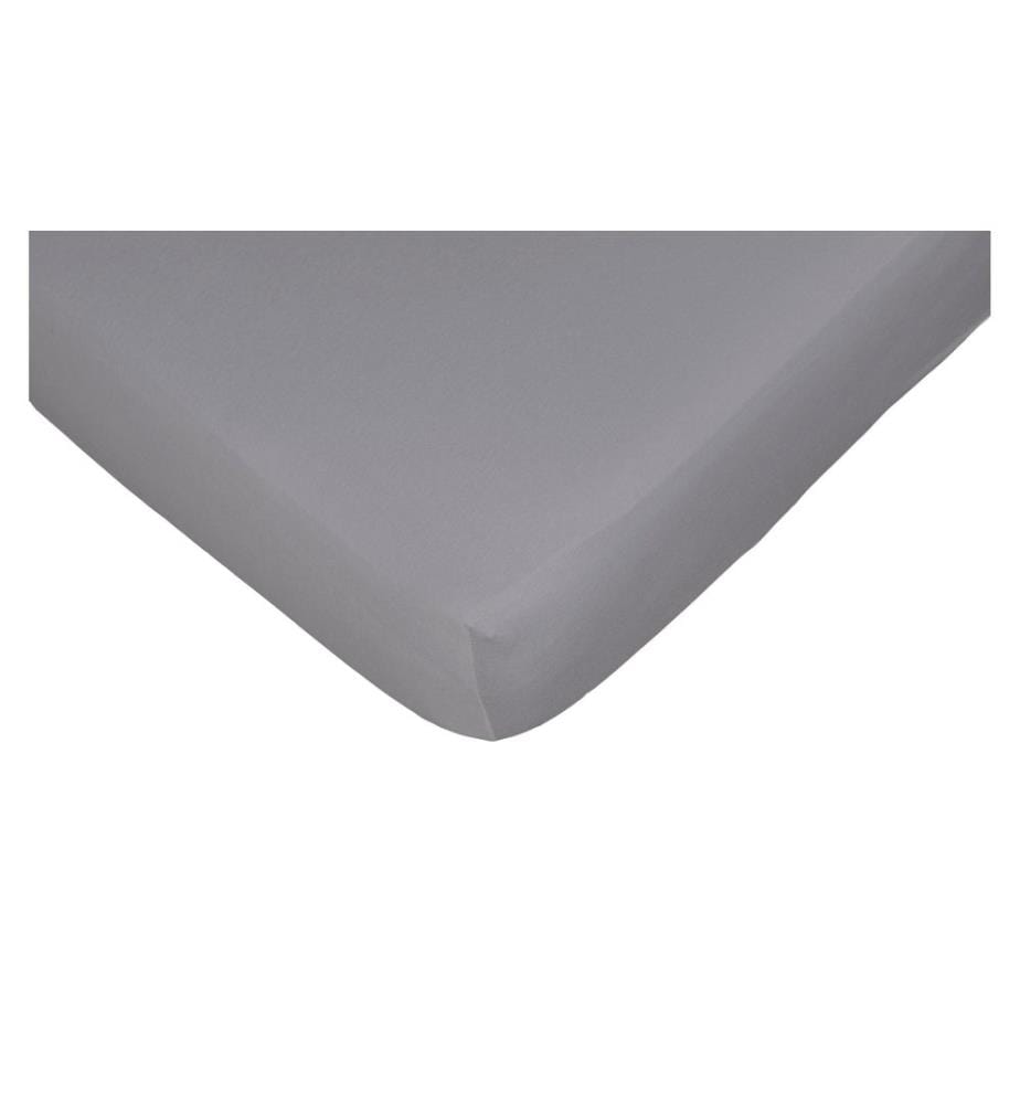 NIGHT FASHION - Fixleintuch Jerry 90-100 x 200 cm, Grau