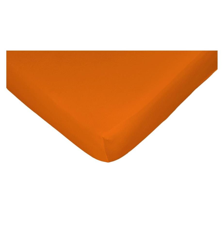 NIGHT FASHION - Fixleintuch Jerry 180-200 x 200 cm, Orange