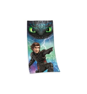 HERDING - Serviette de douche Dragons 75 x 150 cm, Multicolore