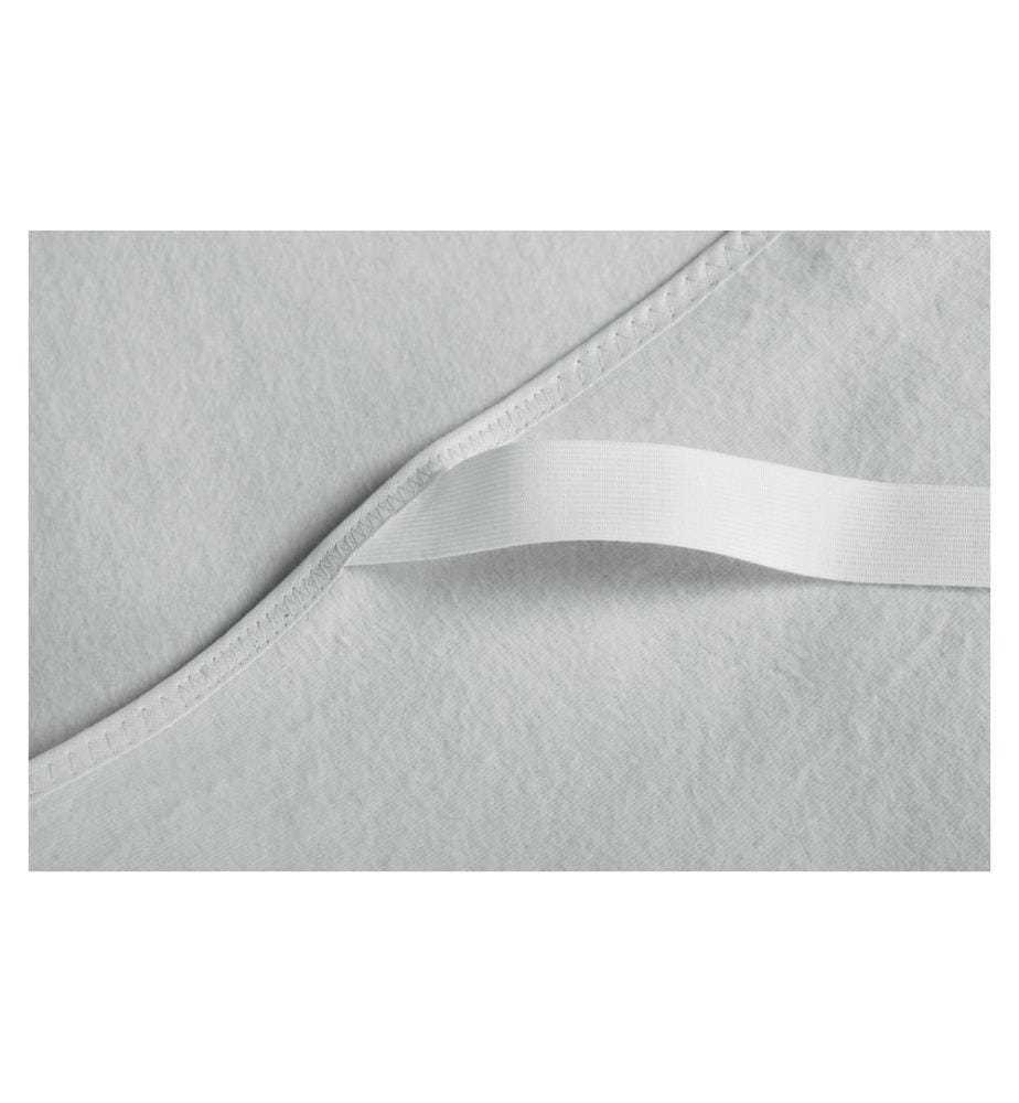 Dormisette - Couvre-matelas Premium Zwirn 90 x 200 cm, Blanc