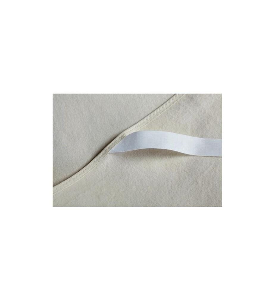 Dormisette - Couvre-matelas Moltonauflage Standard 140 x 200 cm Blanc