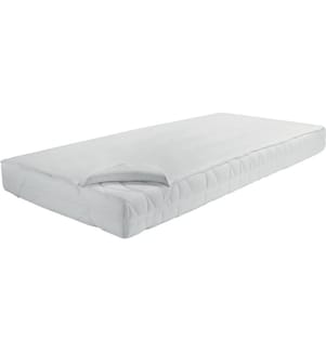 Dormisette - Matratzenauflage Premium Zwirn 180 x 200 cm, Weiss