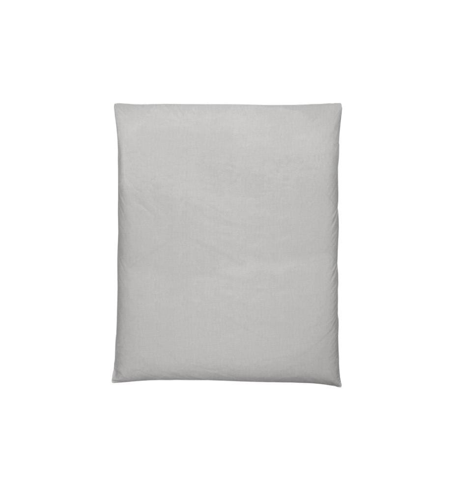 Home Fashion Copripiumino Mezza lino tinta unita grigio 200 x 210 cm