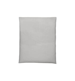 Home Fashion Housse de duvet Tissu mi-lin uni gris 200 x 210 cm