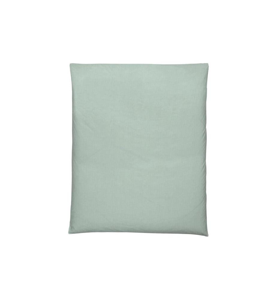 Home Fashion Copripiumino Mezza lino tinta unita giada 200 x 210 cm