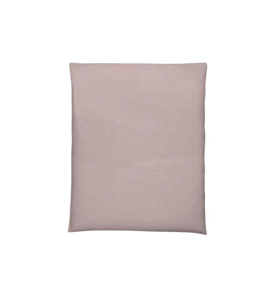Home Fashion Copripiumino Mezza lino tinta unita malva 200 x 210 cm