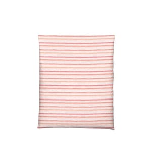 Home Fashion Housse de duvet Seersucker imprimé à rayures roses 200 x 210 cm