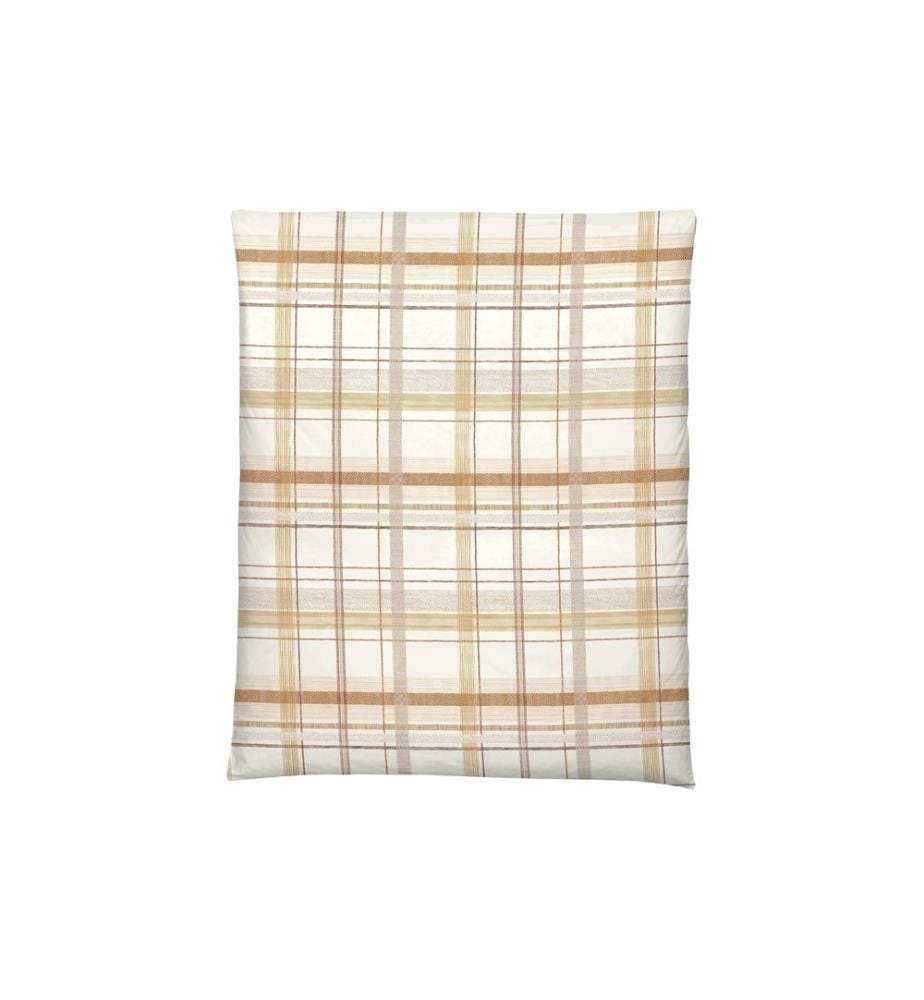 Home Fashion Copripiumino Flanella stampato a quadri 240 x 240 cm