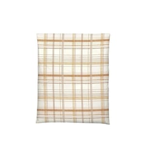 Home Fashion Housse de duvet Flanelle imprimée à carreaux 240 x 240 cm