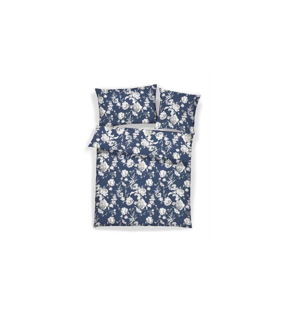 Home Fashion Copripiumino Satin stampato Kwiat 160 x 210 cm