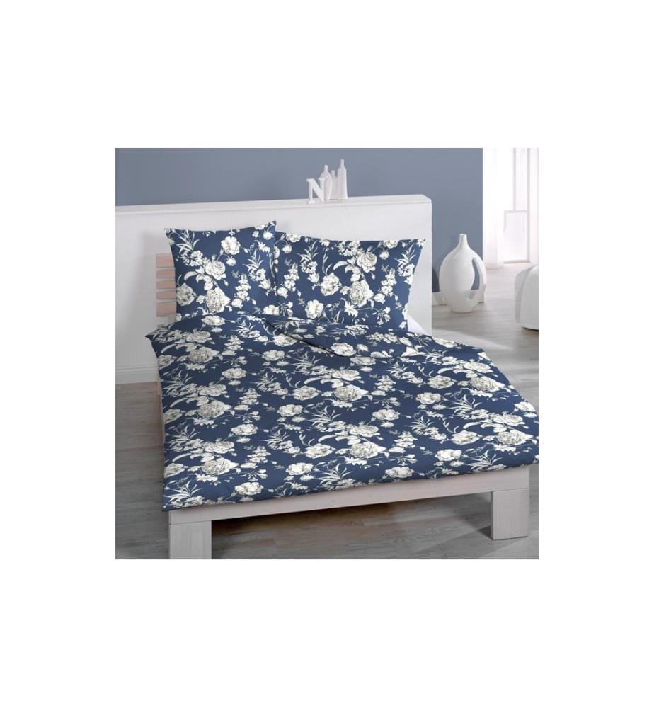 Home Fashion Copripiumino Satin stampato Kwiat 200 x 210 cm