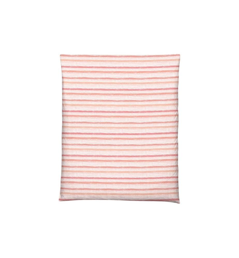 Home Fashion Copripiumino Seersucker stampato Stripe Rosa 160 x 210 cm