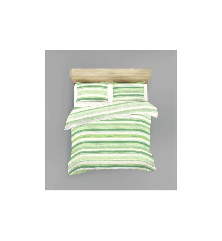 Home Fashion Copripiumino Seersucker stampato Acquerello 240 x 240 cm