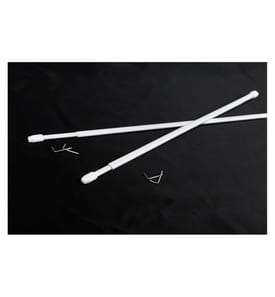 CASA LEON - Tringle de rideau 60-80 cm extensible, 2 pièces