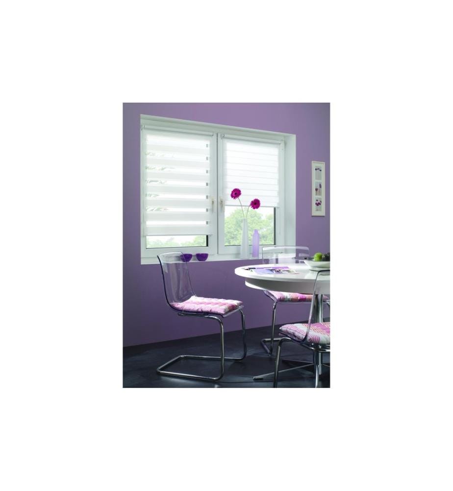 GARDINIA - Doppelrollo Easyfix Weiss 45 x 150 cm