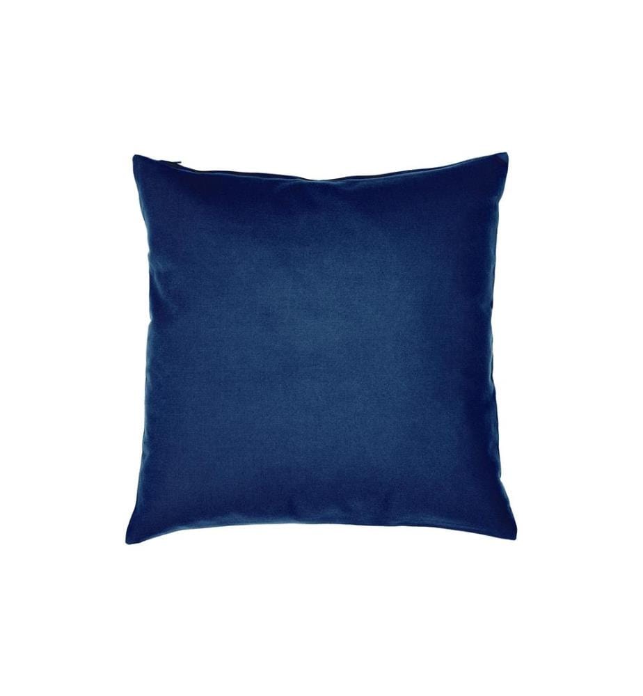 CASA LEON - Housse de coussin Acrisol Liso Outdoor, Bleu foncé 40 x 40 cm