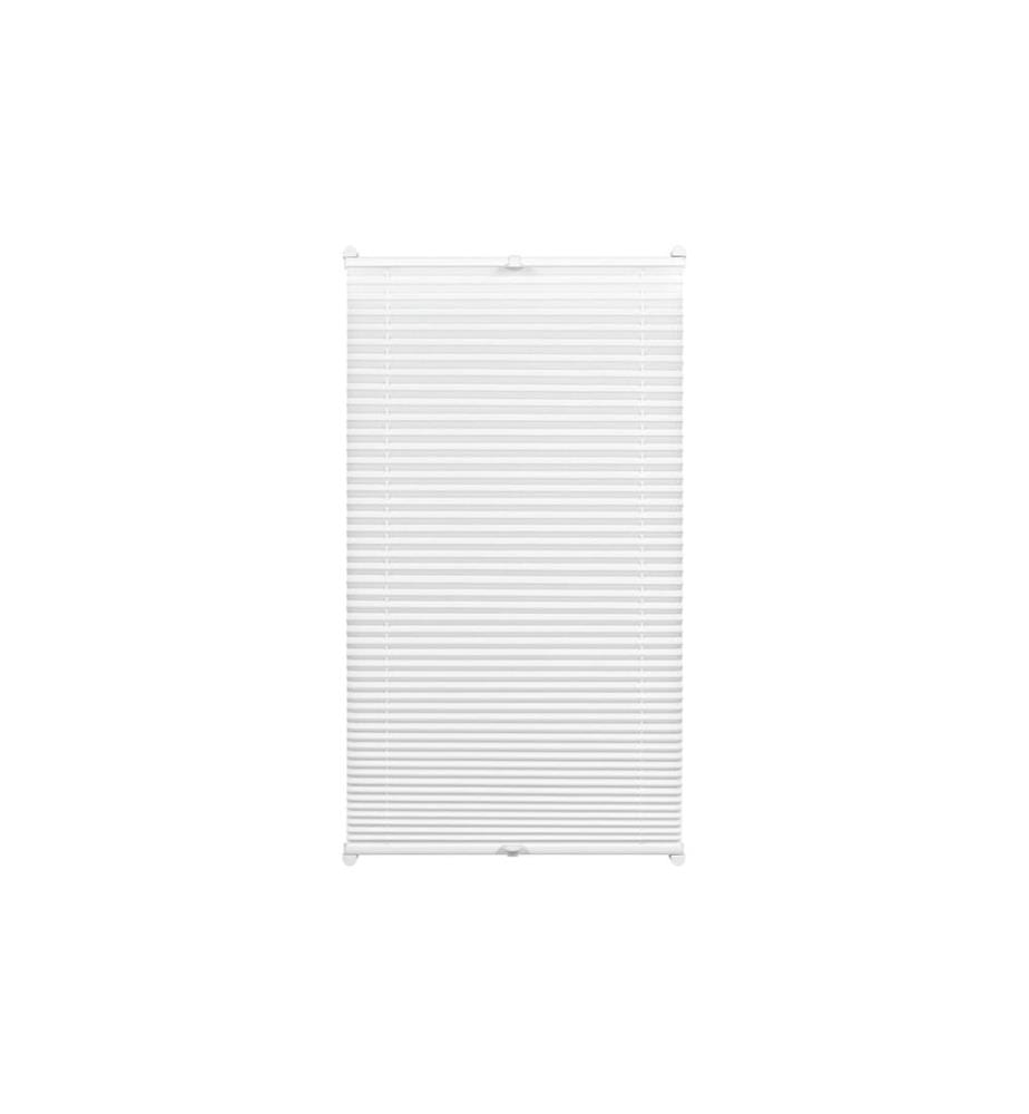 GARDINIA - Plissée Easyfix, blickdicht 40 x 130 cm, Weiss