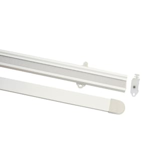 GARDINIA - Supports de panneau avec profil pondéré 60 cm, blanc