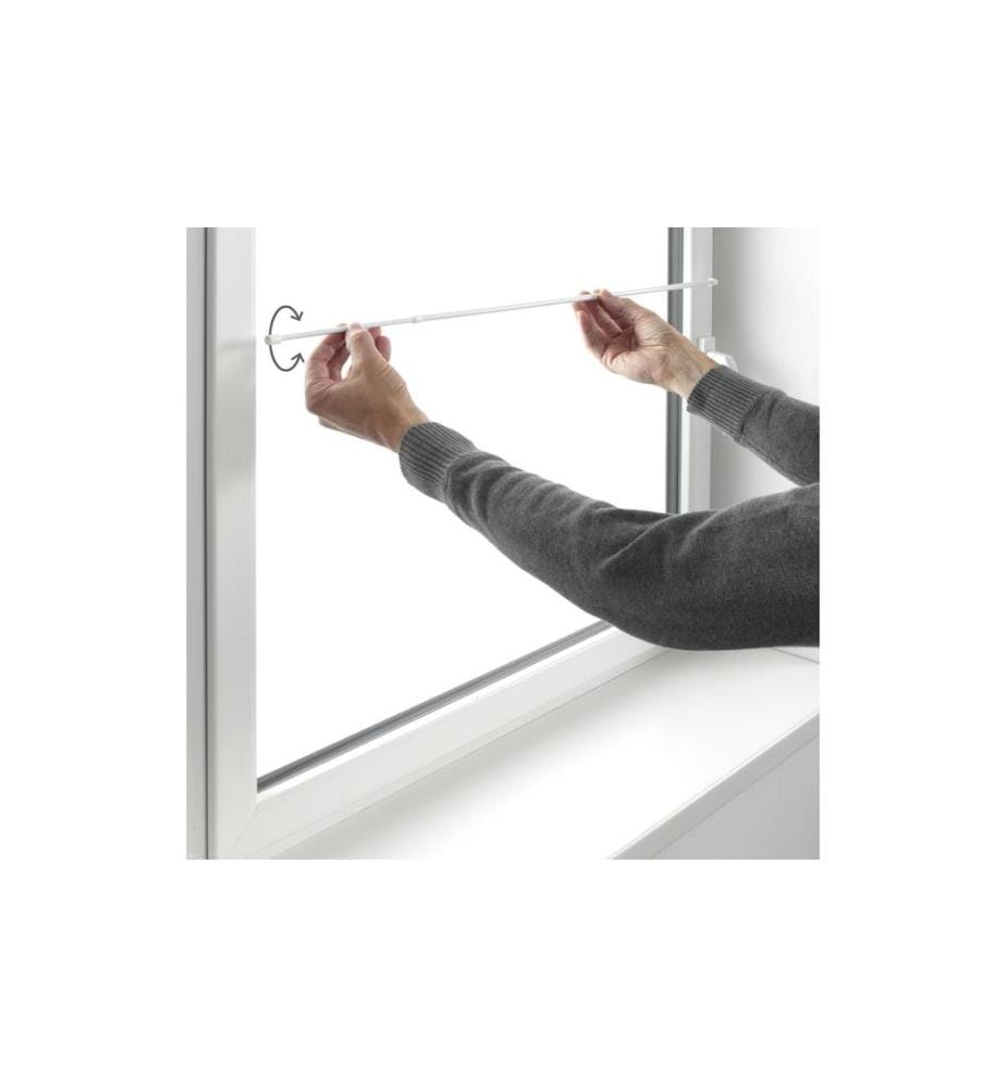 GARDINIA - Tige de serrage 60-90 cm, Ø 8 mm Blanc, 2 pièces
