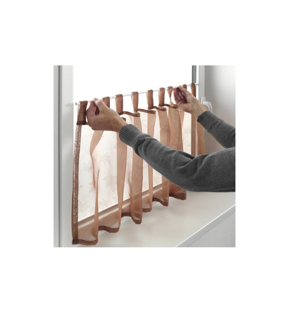 GARDINIA - Tige de serrage 60-90 cm, Ø 8 mm Blanc, 2 pièces